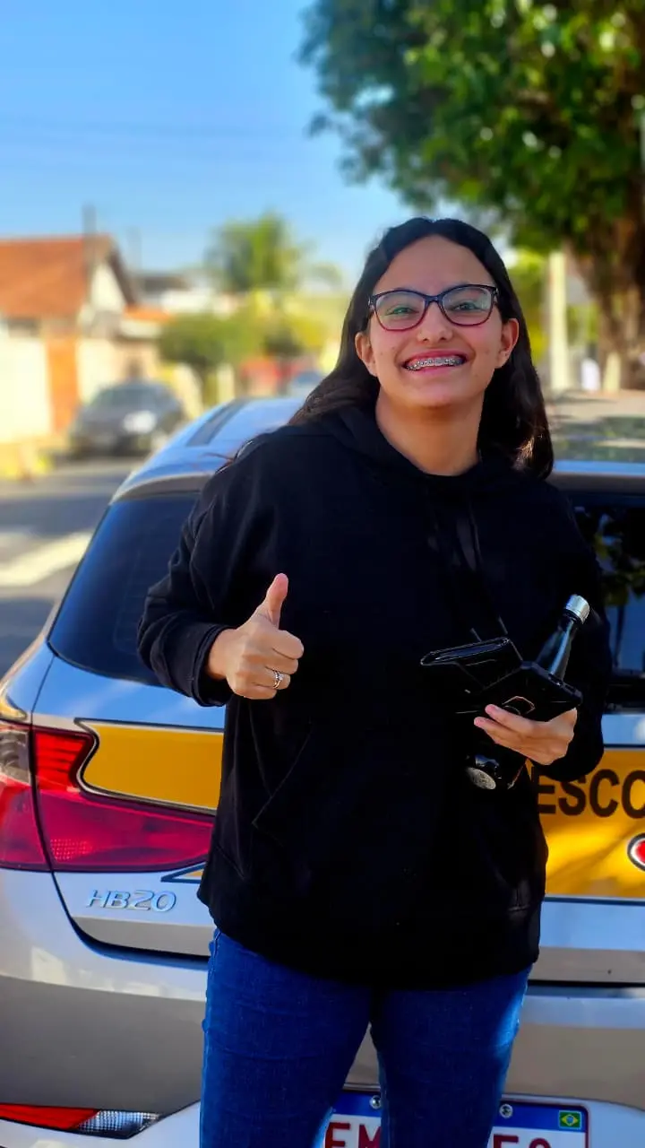 Aluno aprovado em aula de direção com o Instrutor Flávio em Ribeirão Preto 5
